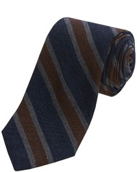Altea Senna 2 Stripe Tie Wool Silk