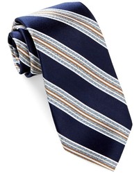 Alara Silk Satin Rib Stripe Tie