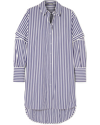 Navy Vertical Striped Tunic