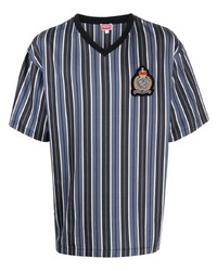 Kenzo Logo Patch Striped T Shirt