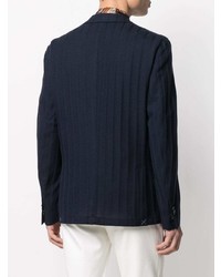 Corneliani Striped Wool Knit Blazer