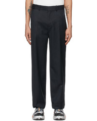 Ader Error Black Striped Blang Trousers