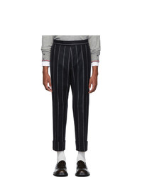 Thom Browne Navy Classic Back Trousers