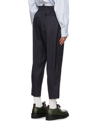 Camiel Fortgens Navy Wool Grandma Trousers