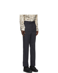 Opening Ceremony Navy Wool Stripe Trousers