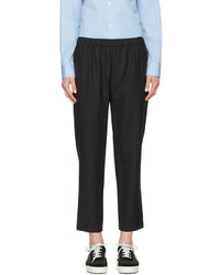 Comme des Garcons Comme Des Garons Comme Des Garons Navy Pinstripe Trousers