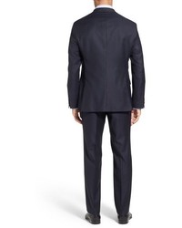 BOSS Johnstonslenon Trim Fit Stripe Wool Suit