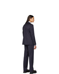 Gucci Navy And Pink Gg Pinstripe Suit