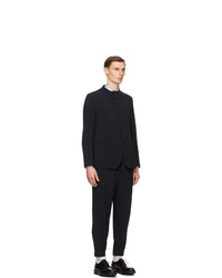 Giorgio Armani Navy Pinstripe Suit