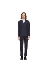 BOSS Navy Pinstriped Namil Suit