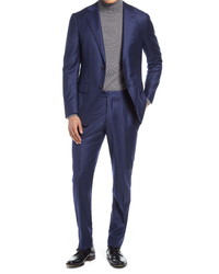 Suitsupply Pinstripe Wool Cashmere Suit