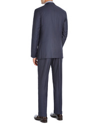 Isaia Striped Super 140s Wool Two Piece Suit