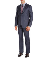 Isaia Striped Super 140s Wool Two Piece Suit
