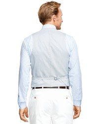 Brooks Brothers Linen Herringbone Vest