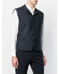 Eleventy Button Down Fitted Waistcoat