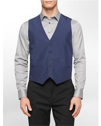 Calvin Klein Classic Fit Cotton Blend Suit Vest