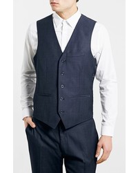 Topman Dark Blue Suiting Vest