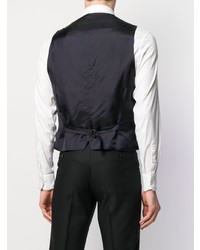 Z Zegna Fitted Button Waistcoat