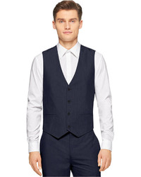 Calvin Klein High Low End On End Suit Vest