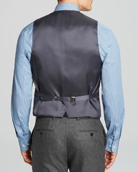 John Varvatos Luxe Solid Flannel Vest Slim Fit Bloomingdales