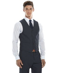 Savile Row Modern Fit Navy Suit Vest