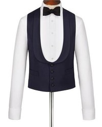 Charles Tyrwhitt Navy Tuxedo Waistcoat