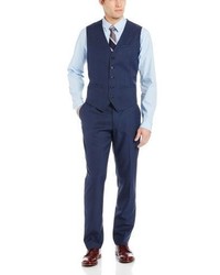 Perry Ellis Slim Fit Textured Solid Suit Vest