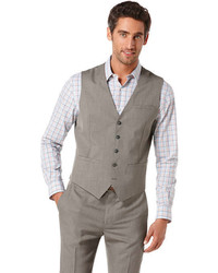 Perry Ellis Textured Solid Suit Vest