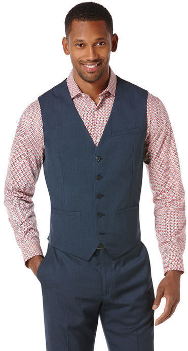 perry ellis suit vest