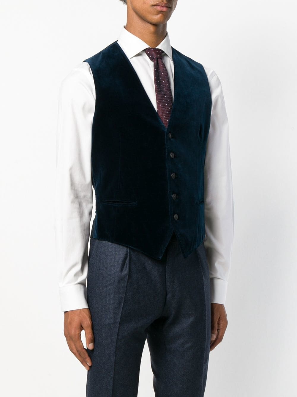Tagliatore Tailored Waistcoat, $176 | farfetch.com | Lookastic.com