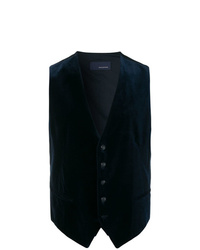 Lebron James wearing Navy Waistcoat, Grey Plaid Long Sleeve Shirt, Navy ...