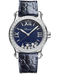 Chopard 36 Mm Happy Sport Automatic Watch With Diamonds