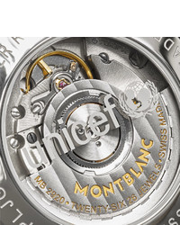 Montblanc Heritage Spirit Orbis Terrarum Latin Unicef 41mm Stainless Steel And Alligator Watch