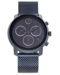 Movado Ionic Plated Steel Chronograph Watch