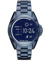 Michael Kors Michl Kors Michl Kors Access Bradshaw Blue Ip Stainless Steel Touchscreen Smartwatch