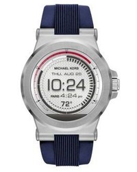 Michael Kors Michl Kors Michl Kors Access Dylan Stainless Steel Silicone Strap Smartwatch