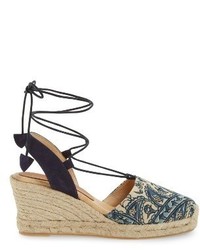 Patricia Green Ankle Wrap Espadrille Wedge