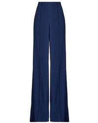 ADAM by Adam Lippes Adam Lippes High Waisted Wide Leg Satin Crepe Trousers