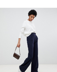Asos Tall Asos Design Tall Wide Leg Trousers With Pleat Detail