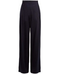 Tomas Maier Campus Wide Leg Jersey Trousers