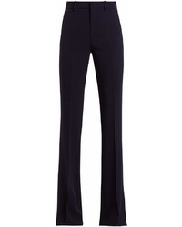 Gucci High Rise Flared Stretch Crepe Cady Trousers