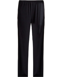 The Row Lala Wide Leg Stretch Crepe Trousers