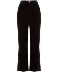MiH Jeans Mih Jeans Welbeck High Rise Wide Leg Velvet Trousers