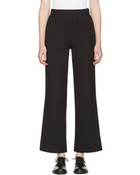 Hyke Navy Band Wide Trousers