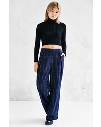 Shades of Grey by Micah Cohen Pleated Wide Leg Pant