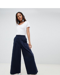 ASOS WHITE Tall Basketball Trousers With Pleat Detail
