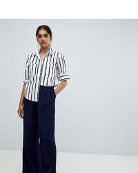 Y.A.S Tall Textured Wide Leg Trouser