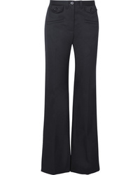 ALEXACHUNG Twill Wide Leg Pants