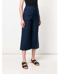 RED Valentino Wide Leg Cropped Pants