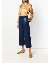 The Gigi Wide Leg Cropped Trousers